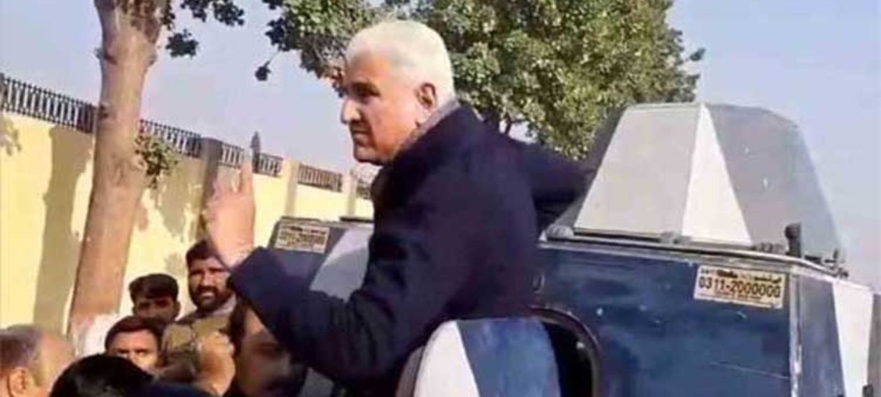 Qureshi was promptly re-arrested right after being released from Adiala jail.