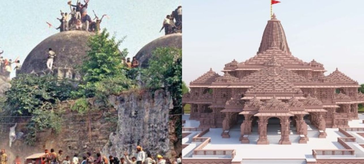 Modi to Construct Mandir on the Place of Babri Masjid